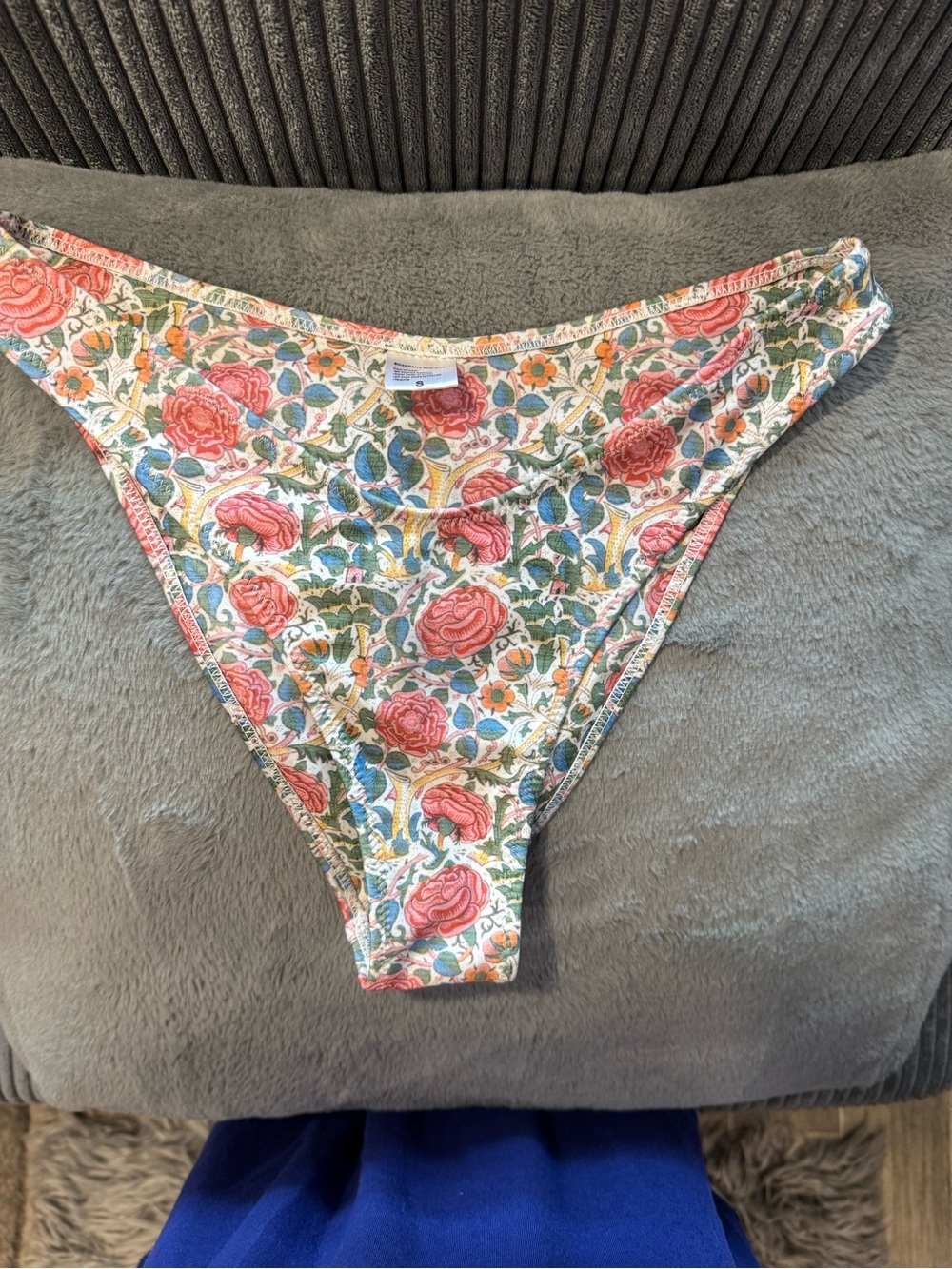 NWOT Strawberry Milk Mob Floral Bikini Bottoms - Pink, Green, Blue
